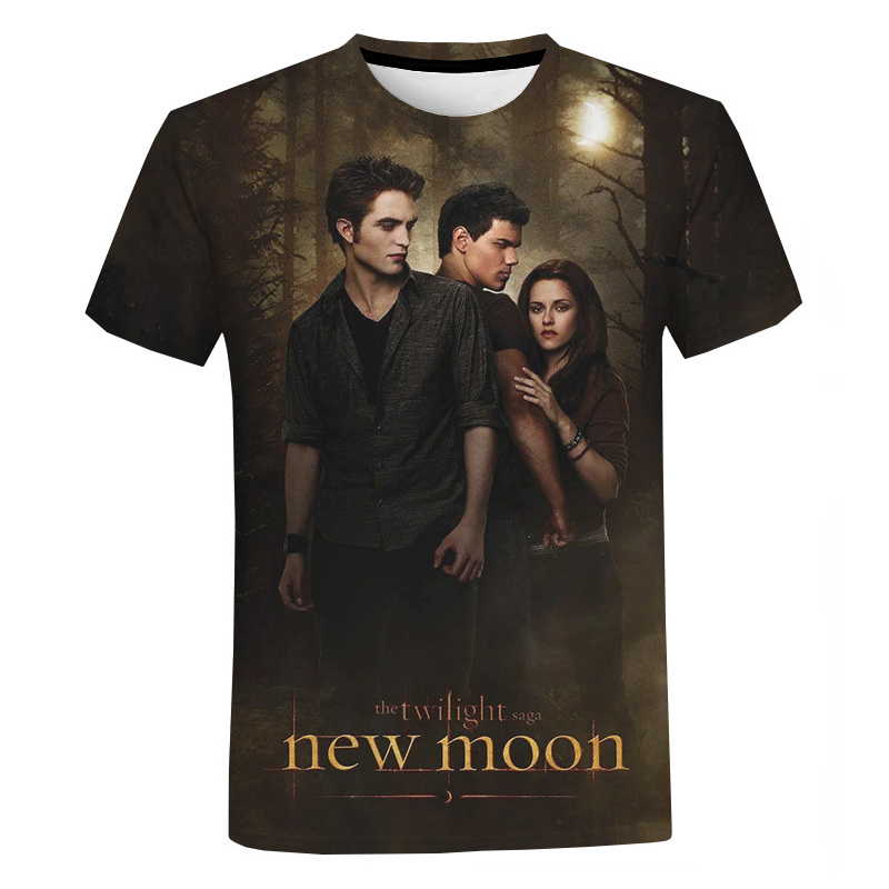 The Twilight Saga 3D T-shirt Hot Movie Harajuku Streetwear Printed T Shirt Men Women Fashion Casual Funny T Shirt Tee Tops 210329