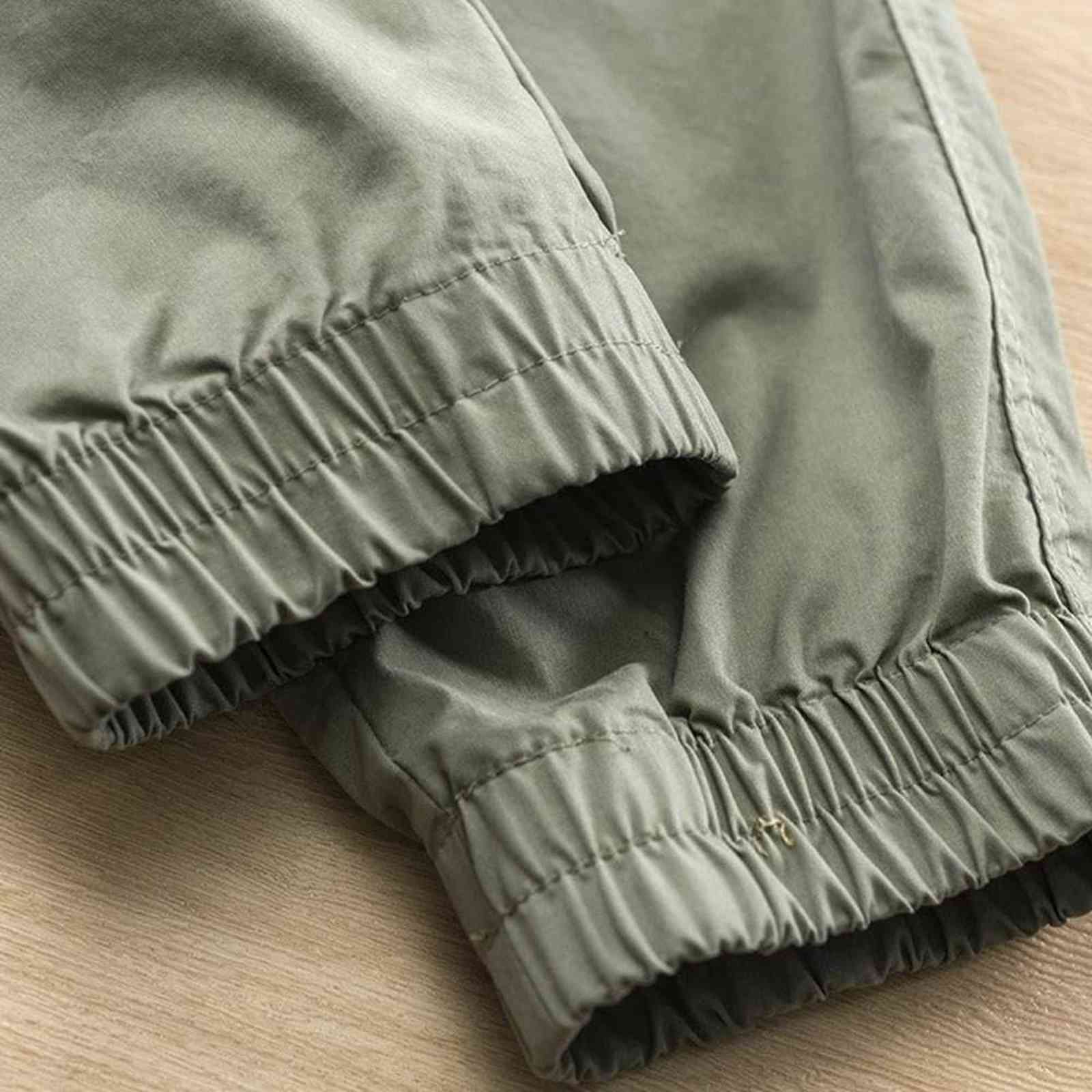 Men Pants Korean Fashion Drawstring Casual Trousers Men Ankle Length Pants Outwear Men Long Pants Streetwear Cool 211112