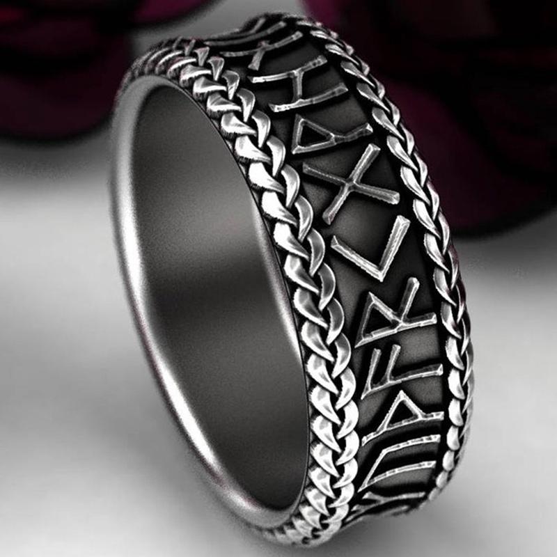 Cluster Rings Jewelry Viking Man's Rune Letter Signet Ring Wedding Vintage Men Accessories Gift For
Cluster Rings Jewelry Viking Man's Rune Letter Signet Ring Wedding Vintage Men Accessories Gift For