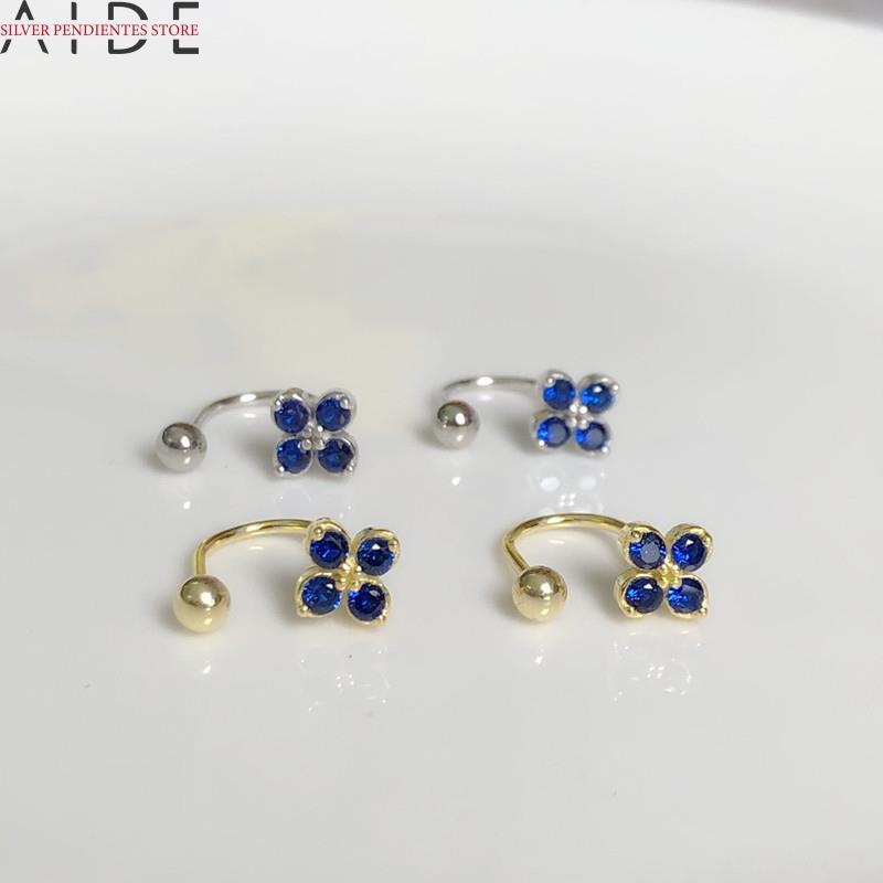 Stud AIDE 925 Sterling Silver Earrings Female Korean Style Small Fresh Diamond U-shaped Ear Bones Four Petals Jewelry, Golden;silver
Stud AIDE 925 Sterling Silver Earrings Female Korean Style Small Fresh Diamond U-shaped Ear Bones Four Petals Jewelry, Golden;silver
