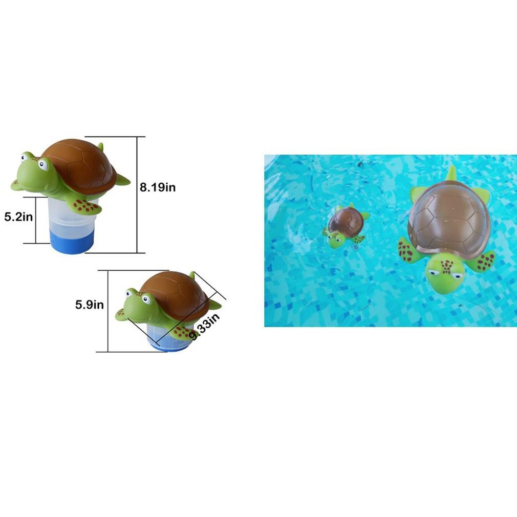 Swimming pool Water purifier Dispenser Cleaner Accessories Pvc Drifting Turtle Head Inflatable Water purifier Dispenser