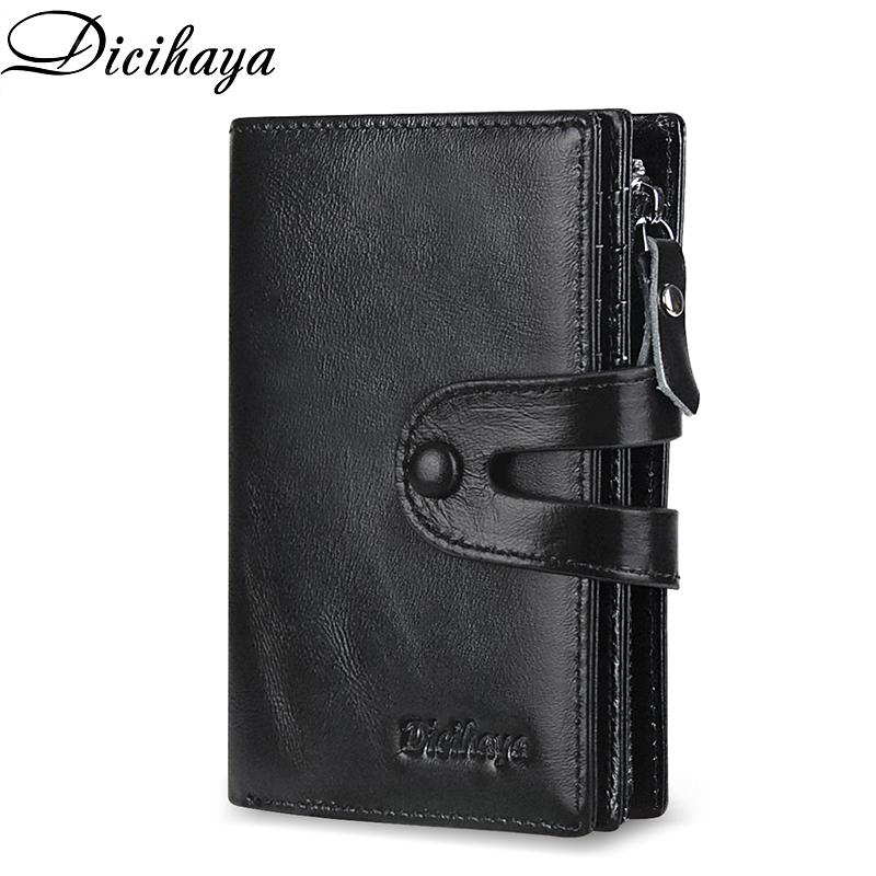 Wallets DICIHAYA Genuine Leather Men Short Coin Purse Male Vintage Small Card Holder For Clamp Quality Designer Money Bag Soft, Black
Wallets DICIHAYA Genuine Leather Men Short Coin Purse Male Vintage Small Card Holder For Clamp Quality Designer Money Bag Soft, Black