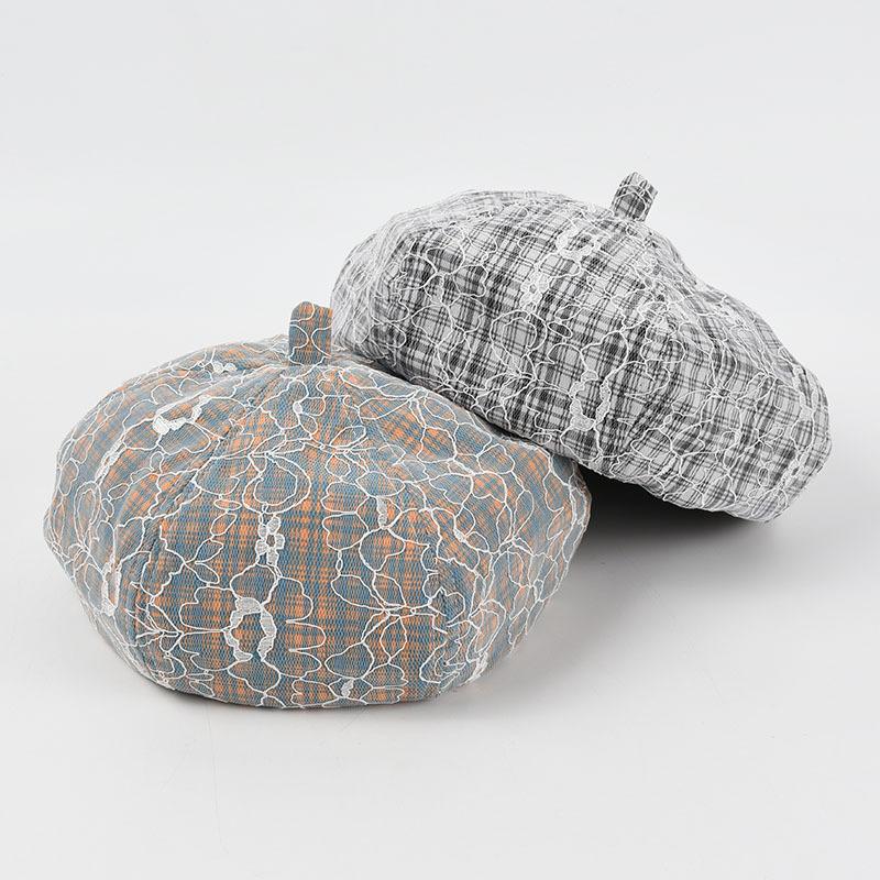 Berets Early Autumn Lace Beret Korean Fashion Small Fragrance Pumpkin Hat Sweet And Cute Painter Women's
Berets Early Autumn Lace Beret Korean Fashion Small Fragrance Pumpkin Hat Sweet And Cute Painter Women's