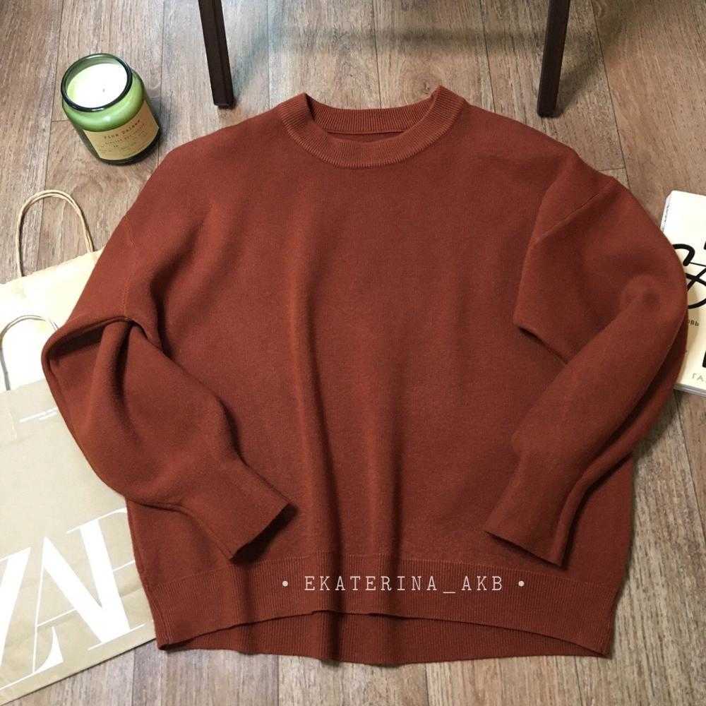 Pull Femme Winter Autumn Oversized Knitted Cashmere Blend Sweater Women Lantern Sleeve Basic Thicken Pullovers C-234 210908