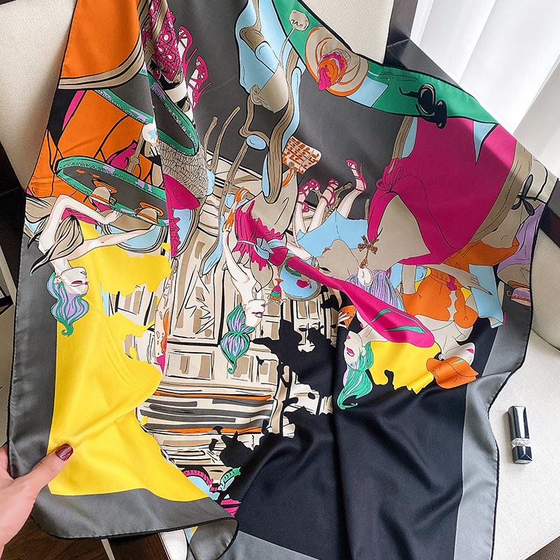 Scarves Designer Fashion Cashew Nuts Women's Folar Classic Geometric Totem 90x90cm Square Headscarves
Scarves Designer Fashion Cashew Nuts Women's Folar Classic Geometric Totem 90x90cm Square Headscarves