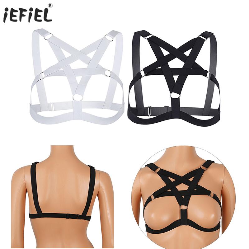 Bras Sets Body Chest Harness Criss Cross Front Hollow Out Women Lingerie Elastic Strappy See Through Belt, Black
Bras Sets Body Chest Harness Criss Cross Front Hollow Out Women Lingerie Elastic Strappy See Through Belt, Black