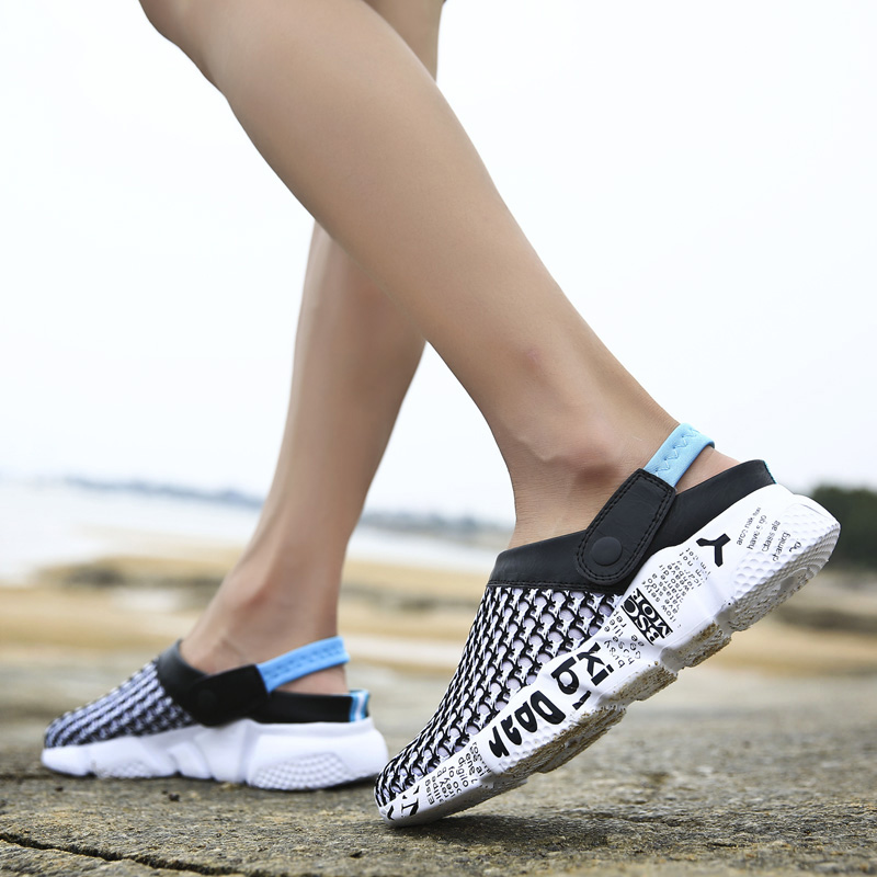 Men Summer Shoes Slip-on Croc Clogs Water Sandals Breathable Light Jogging Sneakers Casual Beach Slippers, Black-red
Men Summer Shoes Slip-on Croc Clogs Water Sandals Breathable Light Jogging Sneakers Casual Beach Slippers, Black-red