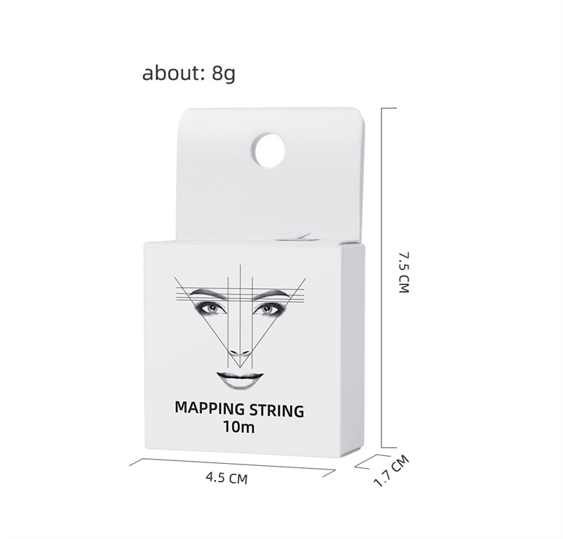 Mapping Pre Ink String For Microblading Makeup Dyeing Liners Thread Semi Permanent Positioning Eyebrow Measuring Tool