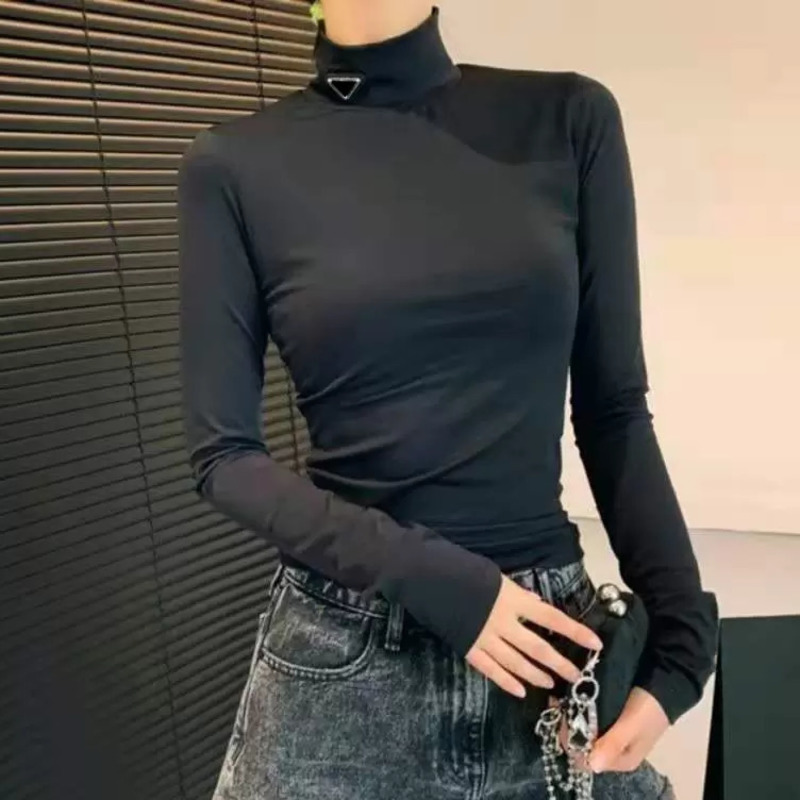 Women Blouses Shirts High Necks Long Sleeves Sweatshirt For Lady Slim Style With Budge Neck Yoga Shirt Thin Material Tees Tops 1, White
Women Blouses Shirts High Necks Long Sleeves Sweatshirt For Lady Slim Style With Budge Neck Yoga Shirt Thin Material Tees Tops 1, White