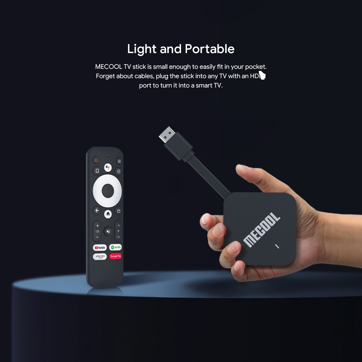 Mecool KD2 Amlogic S905Y4 TV Box Android 11 4GB 32GB Dual WIFI TV Stick BT 5.1