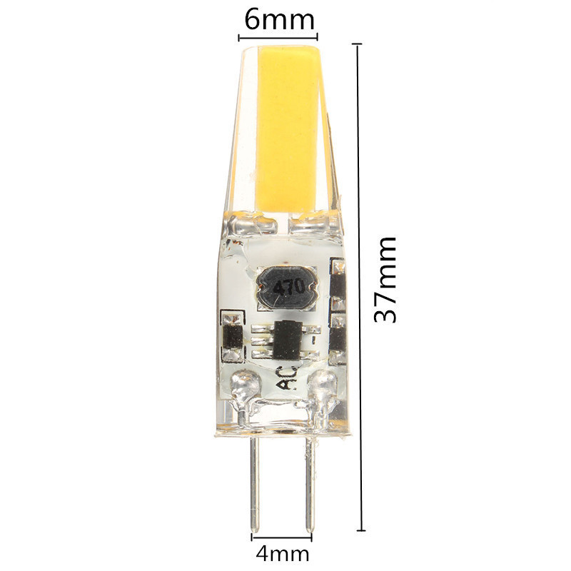 10PCS Dimmable Mini G4 LED COB Lamp 6W Bulb AC DC 12V 220V Candle Lights Replace 30W 40W Halogen for Chandelier Spotlight