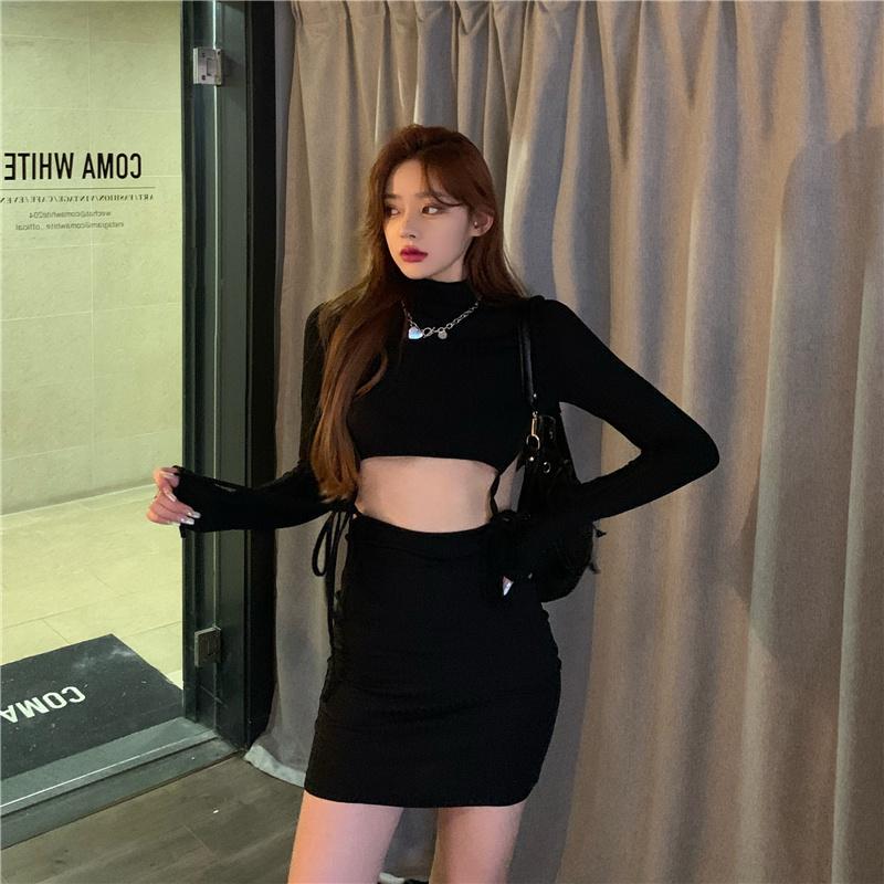 Casual Dresses Women Dress Sexy Turtleneck Long Sleeve Hollow Out Bandage Design Buttock Mini Streetwear Bodycon
Casual Dresses Women Dress Sexy Turtleneck Long Sleeve Hollow Out Bandage Design Buttock Mini Streetwear Bodycon