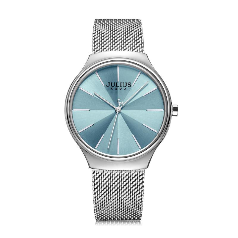 Wristwatches Julius Women Watches JA-1199 Stainless Steel Band Big Watch Bracelet Ladies Business Wrist Female Casual Clock QuartzJulius Box, Silver
Wristwatches Julius Women Watches JA-1199 Stainless Steel Band Big Watch Bracelet Ladies Business Wrist Female Casual Clock QuartzJulius Box, Silver