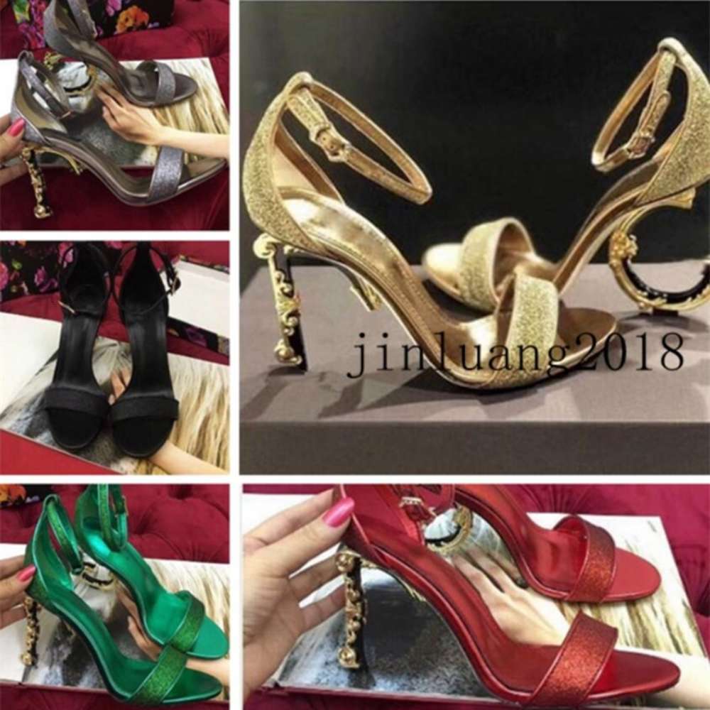 High HeelDress Shoes Sandals for woman, Genuine Leather Dressing Pumps with D Baroque & G Sculpted Heel sandals#-41, Black
High HeelDress Shoes Sandals for woman, Genuine Leather Dressing Pumps with D Baroque & G Sculpted Heel sandals#-41, Black