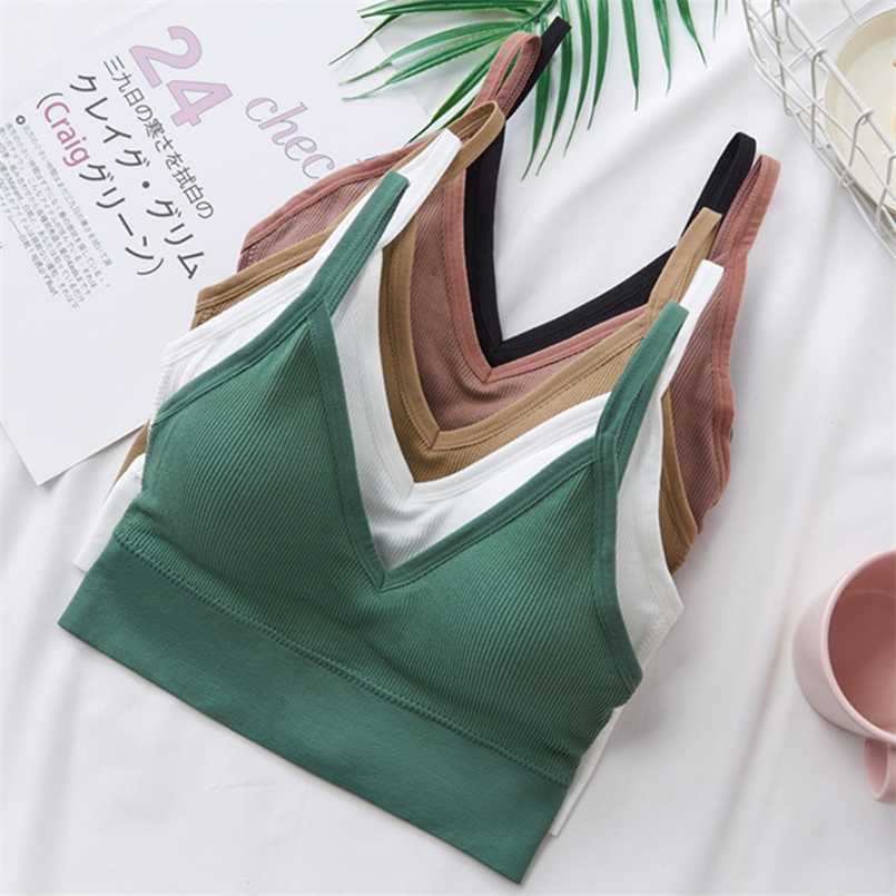 Drop Vip 3PCS Women Sexy Crop Tops Bra Top Female Streetwear Seamless Underwear Sport Lingerie Tee Push Up Bra Crop Top 211110, Pink-caramel-green
Drop Vip 3PCS Women Sexy Crop Tops Bra Top Female Streetwear Seamless Underwear Sport Lingerie Tee Push Up Bra Crop Top 211110, Pink-caramel-green