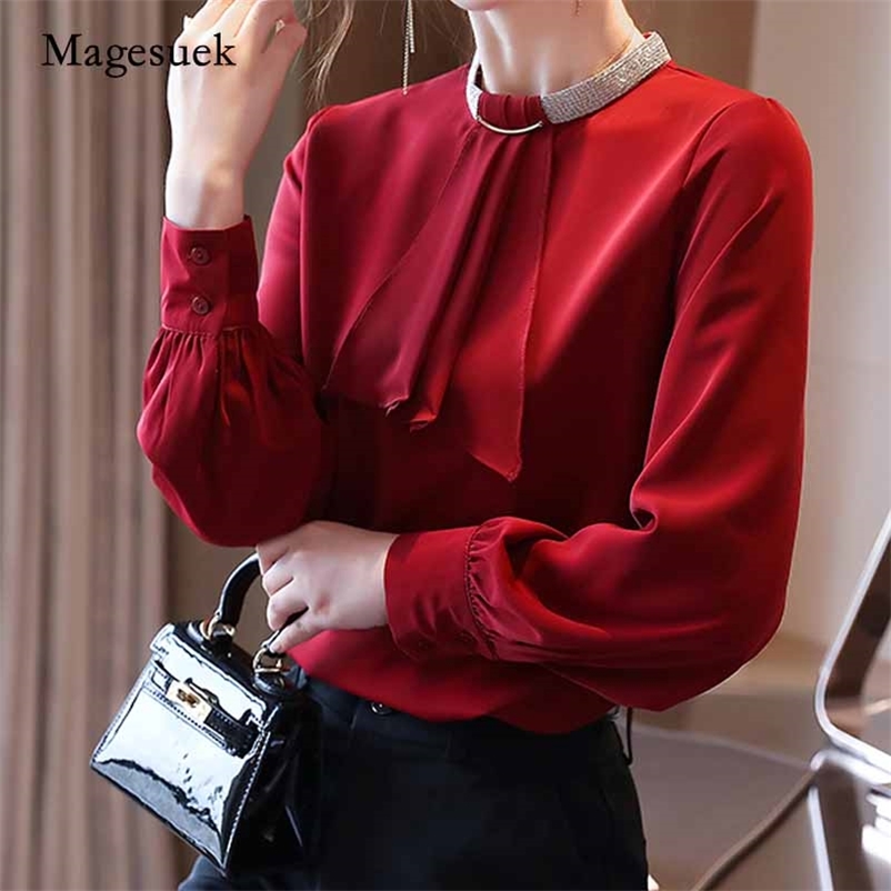 Autumn Elegant Solid Chiffon Women' Blouse O-Neck Long Sleeve Pullover Tops Spliced Ladies Shirt Blusas Mujer 10667 210518, Green
Autumn Elegant Solid Chiffon Women' Blouse O-Neck Long Sleeve Pullover Tops Spliced Ladies Shirt Blusas Mujer 10667 210518, Green