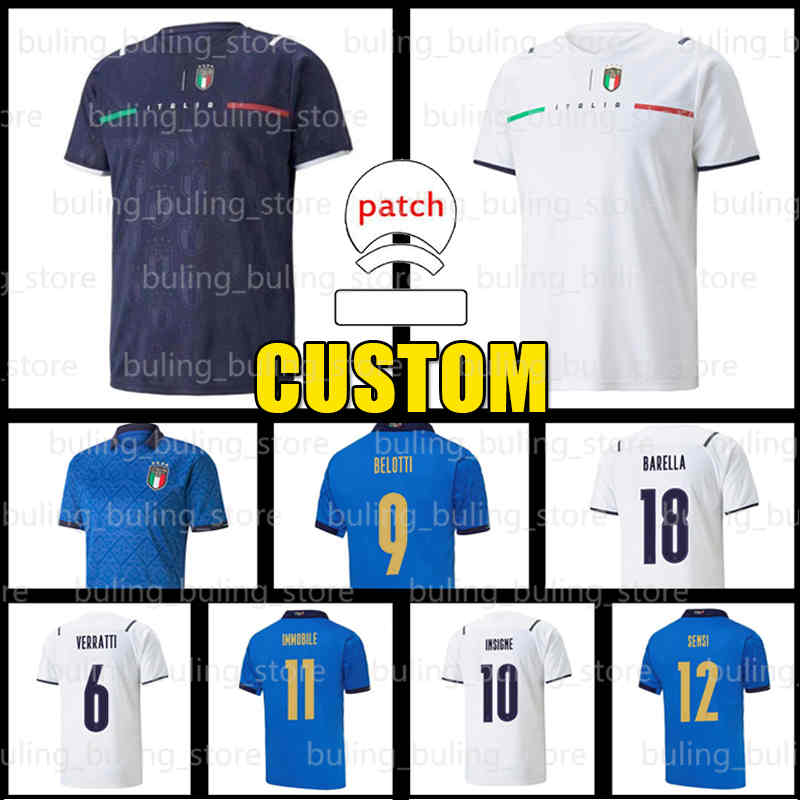 ITALY soccer Jersey 2021 2022 ITALIA BARELLA SENSI INSIGNE VERRATTI 20 21 22 European Euro Cup CHIELLINI BERNARDESCHI football shirts men + kids kit uniforms away, Men jersey(yi da li)+patch
ITALY soccer Jersey 2021 2022 ITALIA BARELLA SENSI INSIGNE VERRATTI 20 21 22 European Euro Cup CHIELLINI BERNARDESCHI football shirts men + kids kit uniforms away, Men jersey(yi da li)+patch
