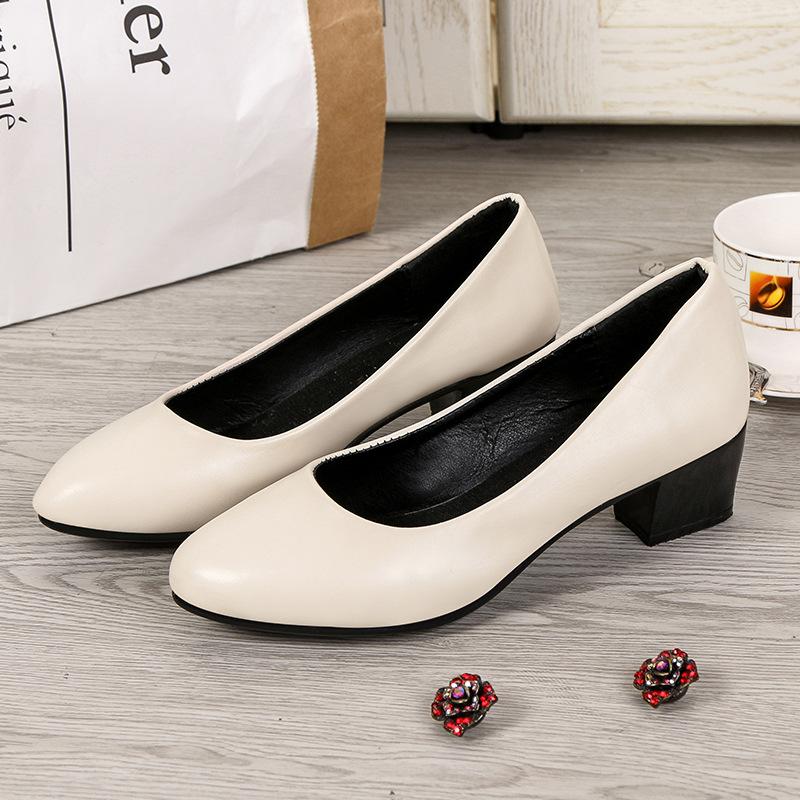 Dress Shoes Leisure Med Basic Pumps For Women Sound-toe Slip-on Ladies Square Heel Spring Female Single, Black
Dress Shoes Leisure Med Basic Pumps For Women Sound-toe Slip-on Ladies Square Heel Spring Female Single, Black