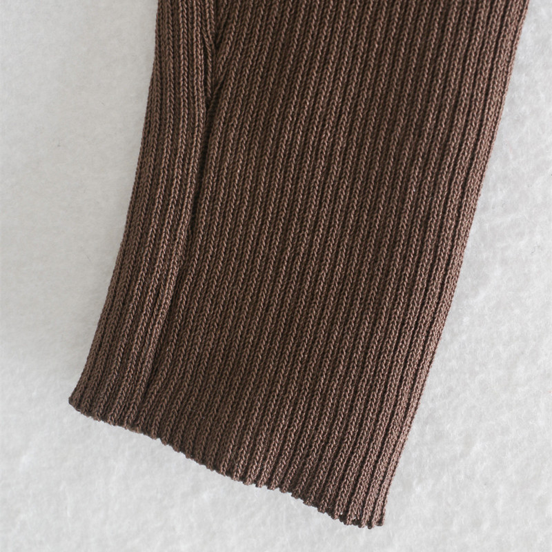 Vintage Woman Irregular sweater Fashion Ladies Autumn High Street Tank Tops Female Niche Creative tops 210515