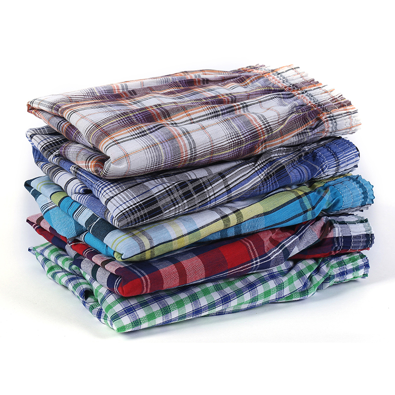 5 Pcs Mens Underwear Boxers Shorts Casual Cotton Sleep Underpants Quality Plaid Loose Comfortable Homewear Asian Size, Random delivery
5 Pcs Mens Underwear Boxers Shorts Casual Cotton Sleep Underpants Quality Plaid Loose Comfortable Homewear Asian Size, Random delivery