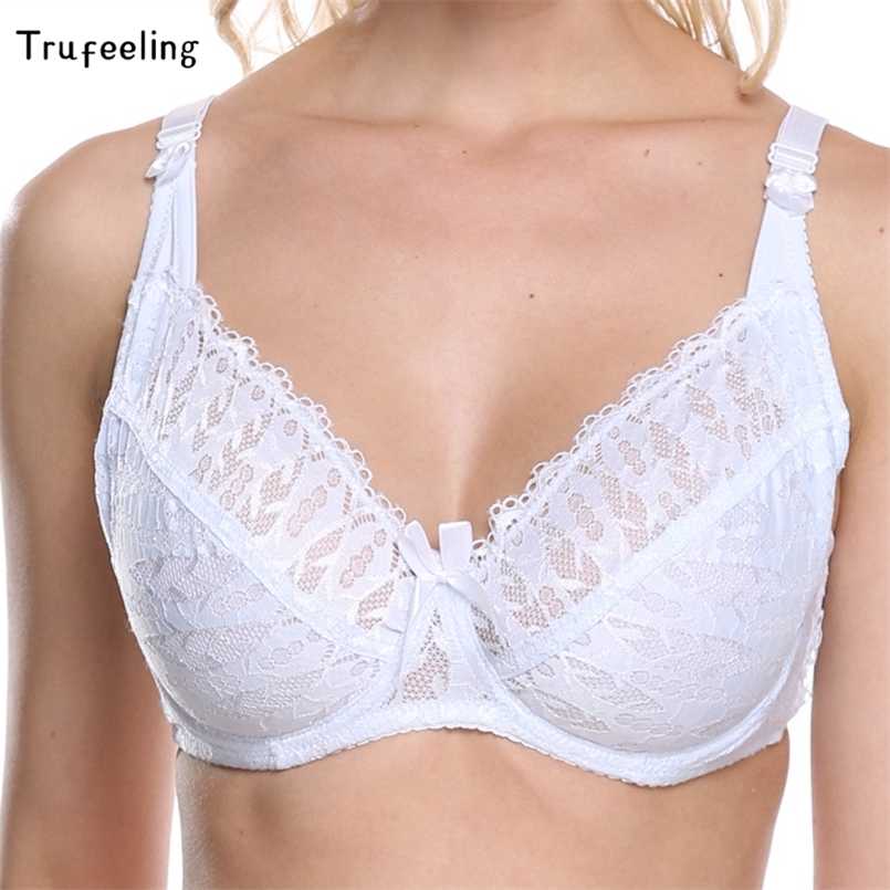 Trufeeling Sexy Women Lace Bra Unlined Push Up Full Coverage Thin Cup Back Closure Breathable Bralette Lingerie Underwear 211110, White
Trufeeling Sexy Women Lace Bra Unlined Push Up Full Coverage Thin Cup Back Closure Breathable Bralette Lingerie Underwear 211110, White