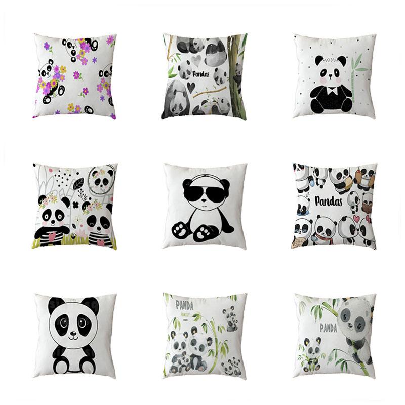 Wholesale Cute Panda Cushion Covers Polyester Peach Skin White Bamboo Flowers Print Pillowcase Family Room Sofa Chair Decorate Cushion/Decor
Wholesale Cute Panda Cushion Covers Polyester Peach Skin White Bamboo Flowers Print Pillowcase Family Room Sofa Chair Decorate Cushion/Decor