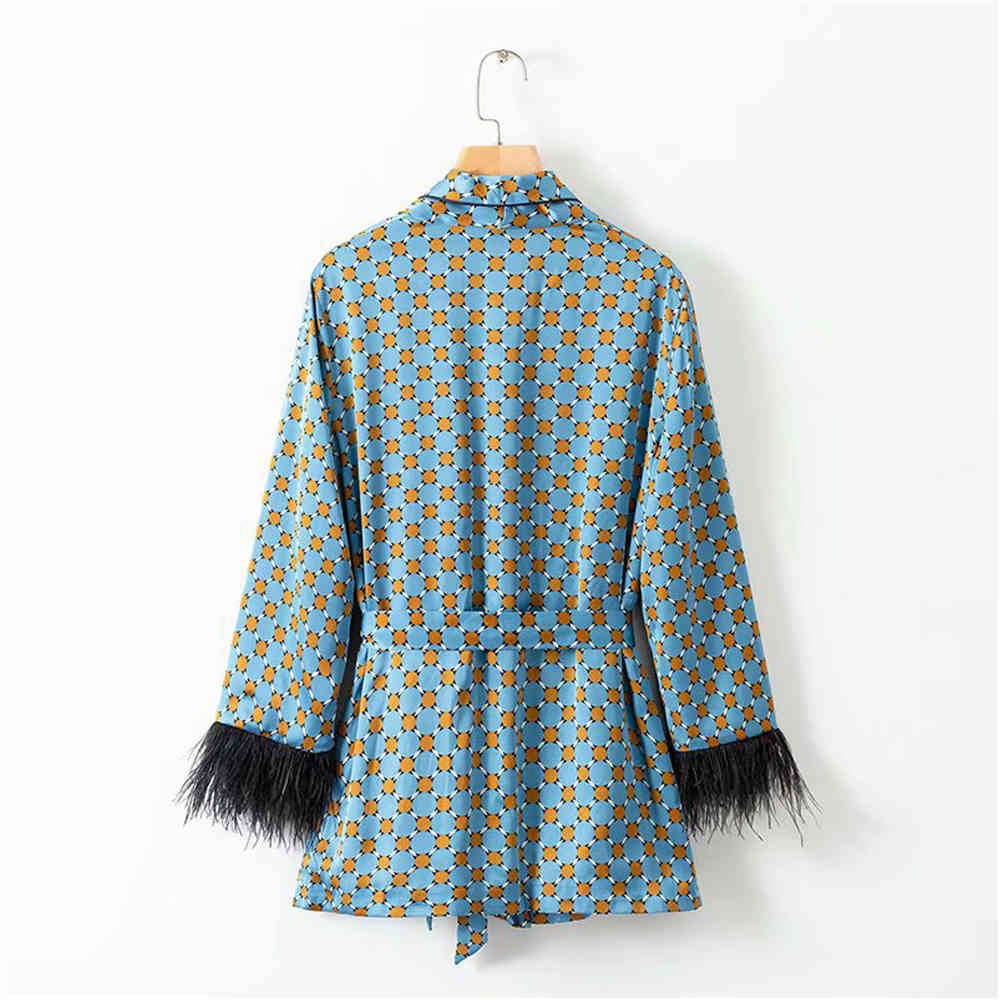 Fashion Jacket Women Loose Kimono Coat Bow Tie Sashes Pockets Tassel Decorate Outerwear Oversized Ladies Autumn 210428