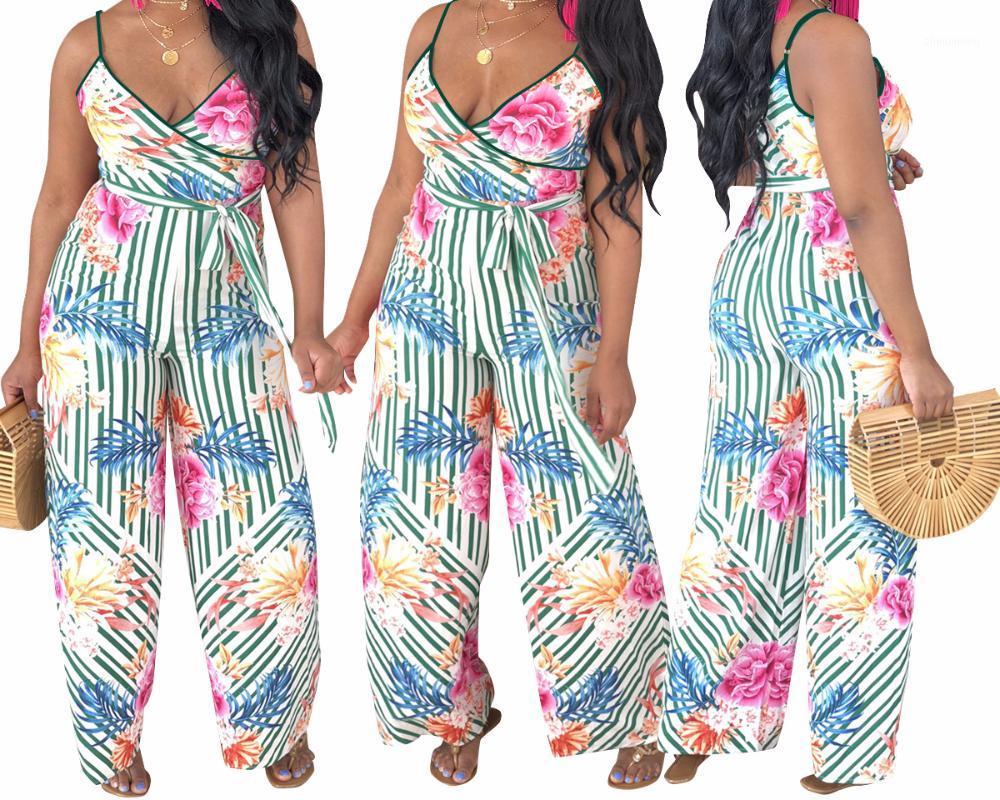 Women' Jumpsuits & Rompers 2021 Africa Women Summer Floral Stripes Print Strap V-Neck Sleeveless Jumpsuit Beach Sexy Holiday Womens, As pic
Women' Jumpsuits & Rompers 2021 Africa Women Summer Floral Stripes Print Strap V-Neck Sleeveless Jumpsuit Beach Sexy Holiday Womens, As pic