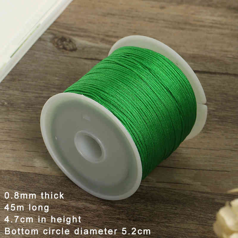 1Roll Tassels Bracelet Braided Nylon Cord Thread for Household for Chinese Knot Beading String Multi Purpose