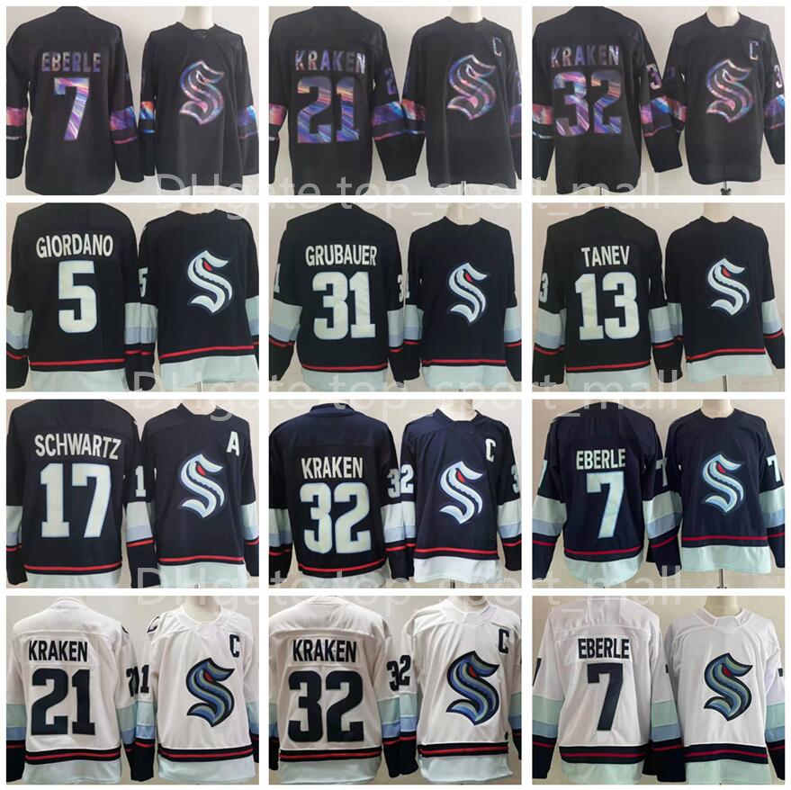 Seattle Kraken Jersey 21 32 Ice Hockey 7 Eberle Philipp Grubauer Mark Giordano Jaden Schwartz Adam Larsson Yanni Gourde Brandon Tanev Irides, Black;red
Seattle Kraken Jersey 21 32 Ice Hockey 7 Eberle Philipp Grubauer Mark Giordano Jaden Schwartz Adam Larsson Yanni Gourde Brandon Tanev Irides, Black;red