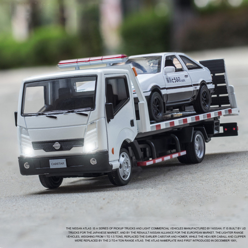 1/32 VAN type alloy trailer model simulation metal car transporter wrecker truck pull back Sound and light toy truck
1/32 VAN type alloy trailer model simulation metal car transporter wrecker truck pull back Sound and light toy truck