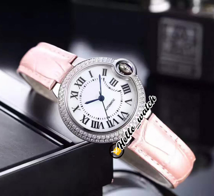 33mm WE902037 Watches Roma Mark White Dial Automatic Womens Watch 316L Steel Case Diamond Bezel Pink Leather Fashion Ladies HWCR Hello_Watch, Slivery;brown
33mm WE902037 Watches Roma Mark White Dial Automatic Womens Watch 316L Steel Case Diamond Bezel Pink Leather Fashion Ladies HWCR Hello_Watch, Slivery;brown