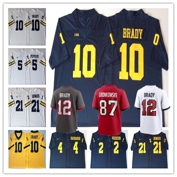Man Michigan Wolverines Tom Brady Jersey Football Rob Gronkowski Desmond Howard Charles Woodson Shea Patterson Jim Harbaugh Stitched Shirt Navy Red Grey White, As pic
Man Michigan Wolverines Tom Brady Jersey Football Rob Gronkowski Desmond Howard Charles Woodson Shea Patterson Jim Harbaugh Stitched Shirt Navy Red Grey White, As pic