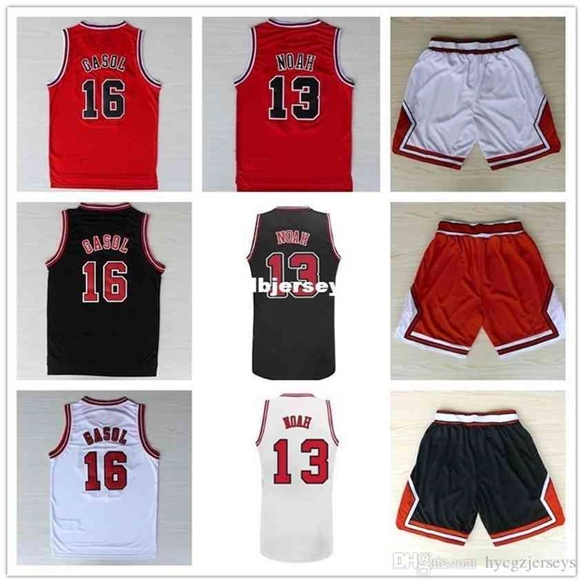 Pau Gasol #16 Joakim Noah #13 Basketball Jersey, Top Quality Stitched logos Men' Basketball Jersey Black Red And White Ncaa College, Grey
Pau Gasol #16 Joakim Noah #13 Basketball Jersey, Top Quality Stitched logos Men' Basketball Jersey Black Red And White Ncaa College, Grey