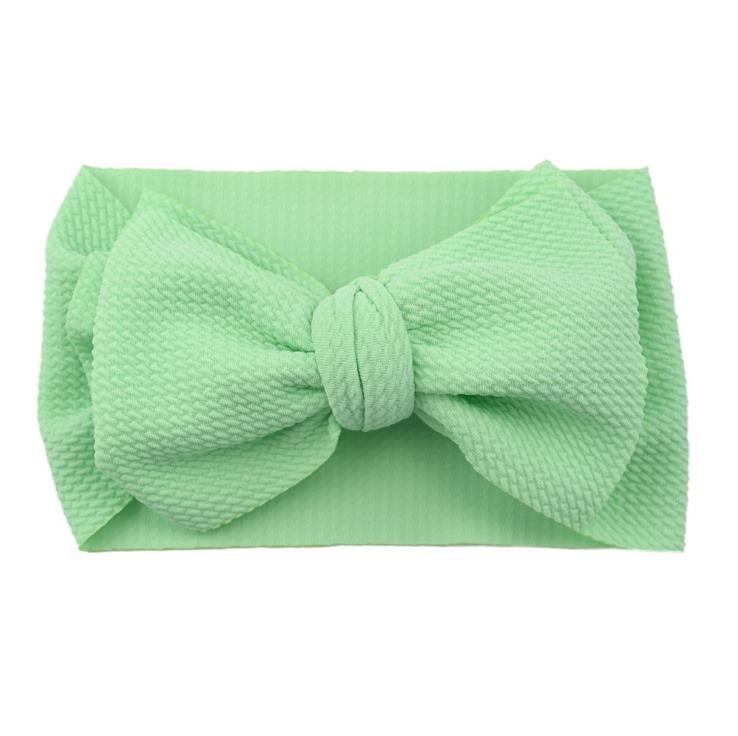Baby Girl Headband Big Bow Hairbands DIY Bowknot Newborn Turban Solid Wide Head Wrap Infant Headwear Hair Accessories 34 Colors BT6666