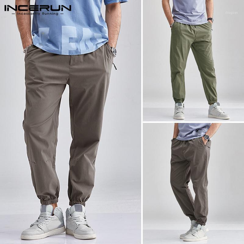 Men' Pants INCERUN Solid Color Casual Men Elastic Waist Joggers Long Trousers Baggy Streetwear Fashion Cargo Harajuku 2021, Gray pants
Men' Pants INCERUN Solid Color Casual Men Elastic Waist Joggers Long Trousers Baggy Streetwear Fashion Cargo Harajuku 2021, Gray pants