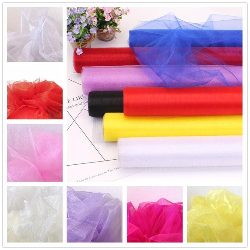 Party Decoration 5m 10m 48cm Sheer Crystal Organza Tulle Roll Fabric For Wedding Chair Sashes Decor Mariage
Party Decoration 5m 10m 48cm Sheer Crystal Organza Tulle Roll Fabric For Wedding Chair Sashes Decor Mariage