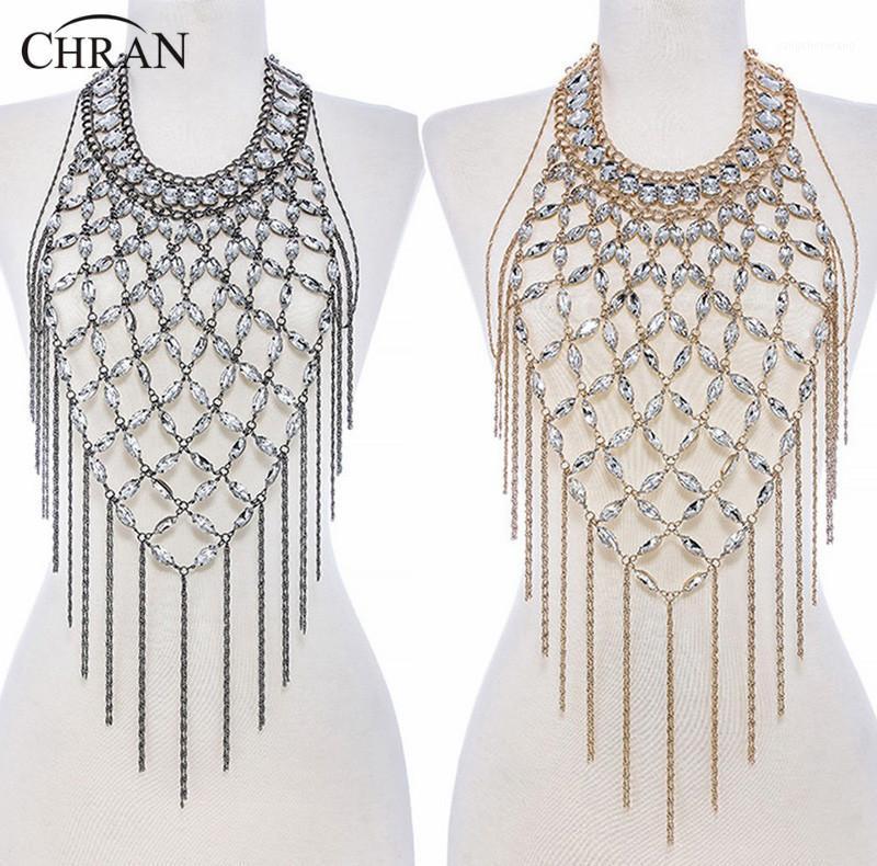 Chran Fashion Women Gold And Silver Plated Beach Chain Harness Slave Halter Shoulder Necklace Boho Dancer Jewelry Armor BDC462 Chains
Chran Fashion Women Gold And Silver Plated Beach Chain Harness Slave Halter Shoulder Necklace Boho Dancer Jewelry Armor BDC462 Chains