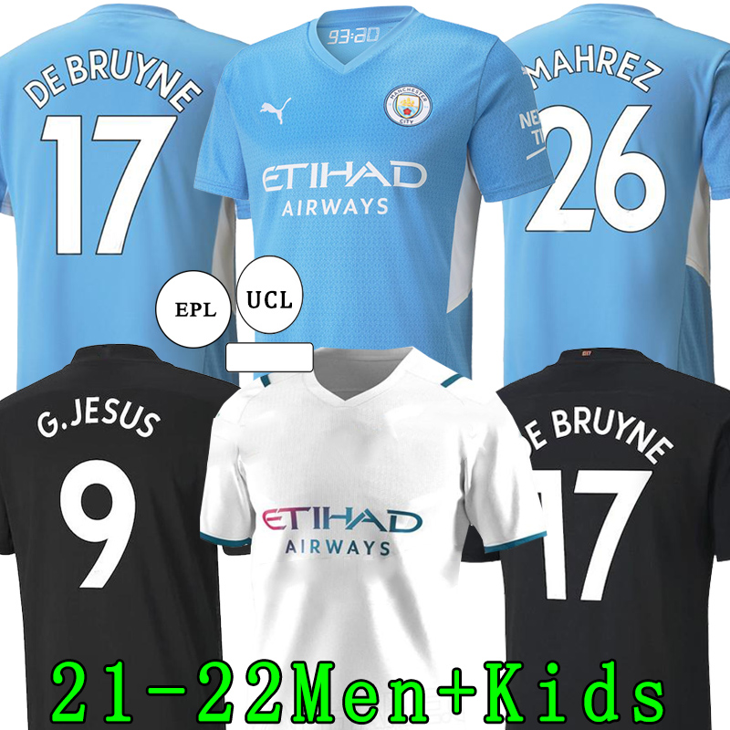2021 2022 FC City soccer jerseys 20 21 G.JESUS STERLING FERRAN DE BRUYNE KUN AGUERO football shirts man uniforms men + kids kit child of the, Black;yellow 
2021 2022 FC City soccer jerseys 20 21 G.JESUS STERLING FERRAN DE BRUYNE KUN AGUERO football shirts man uniforms men + kids kit child of the, Black;yellow