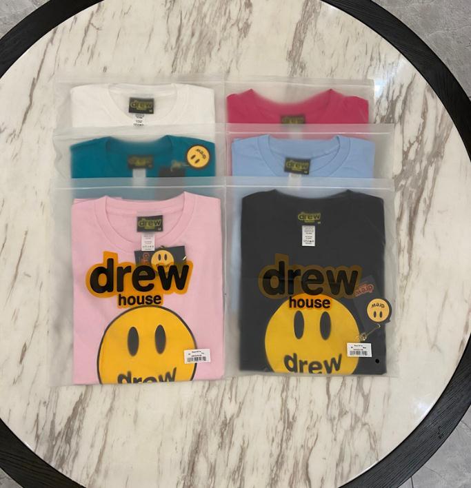 Development 2021 Drew House Designer SS20 Print Arrival Men's Top Quality T-Shirts Brand Tees Short Sleeve S-XL Clothing TB, White;black
Development 2021 Drew House Designer SS20 Print Arrival Men's Top Quality T-Shirts Brand Tees Short Sleeve S-XL Clothing TB, White;black
