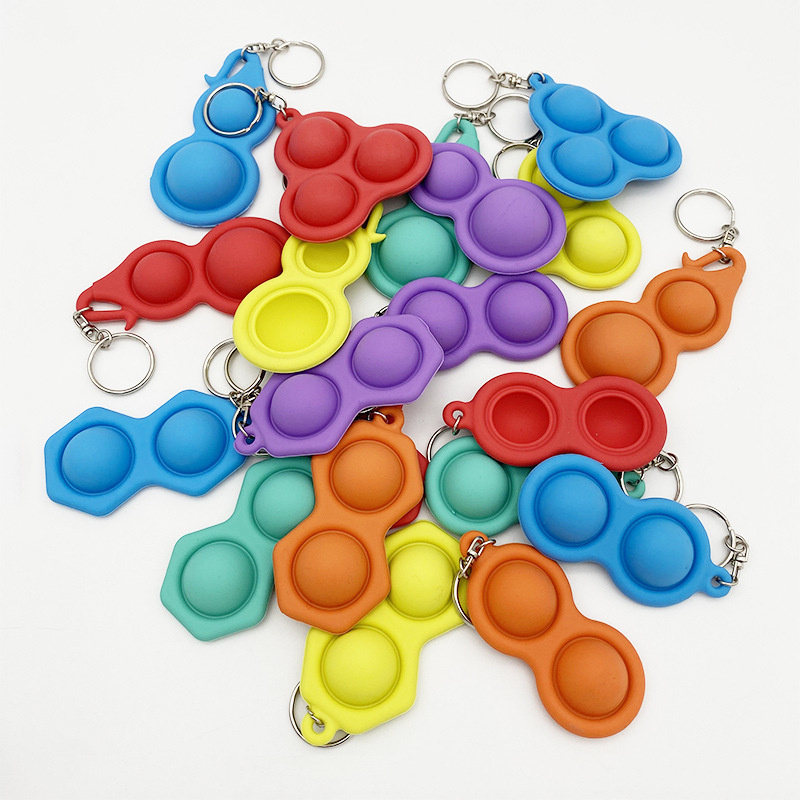 Bubble Poppers Push Keychain Kids Adults Novel Fidget Toy Bag Pendants Keychains Hangings Soft Squeeze Silicone Key Ring G32501
Bubble Poppers Push Keychain Kids Adults Novel Fidget Toy Bag Pendants Keychains Hangings Soft Squeeze Silicone Key Ring G32501