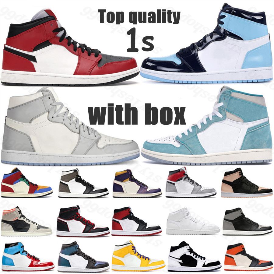 2021 Basketball Shoes Jumpman 1 1s OG High Pine Green Black Court Purple Royal Bred Toe NC Obsidian UNC game Sneakers trainers, Box
2021 Basketball Shoes Jumpman 1 1s OG High Pine Green Black Court Purple Royal Bred Toe NC Obsidian UNC game Sneakers trainers, Box