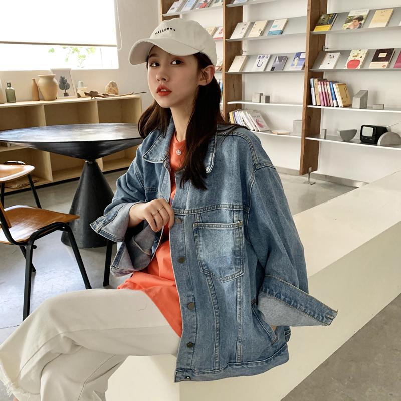 Women's Jackets Make Firm Offers Qiu Dong Loose BF Wind Jean Jacket Female Students, Blue
Women's Jackets Make Firm Offers Qiu Dong Loose BF Wind Jean Jacket Female Students, Blue
