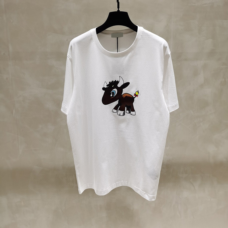 Europe Spring Summer Paris Year of The OX Two sides print Tshirt Fashion Men Women Short Sleeve T Shirt Casual Streetwear Cotton Tee, White;black
Europe Spring Summer Paris Year of The OX Two sides print Tshirt Fashion Men Women Short Sleeve T Shirt Casual Streetwear Cotton Tee, White;black