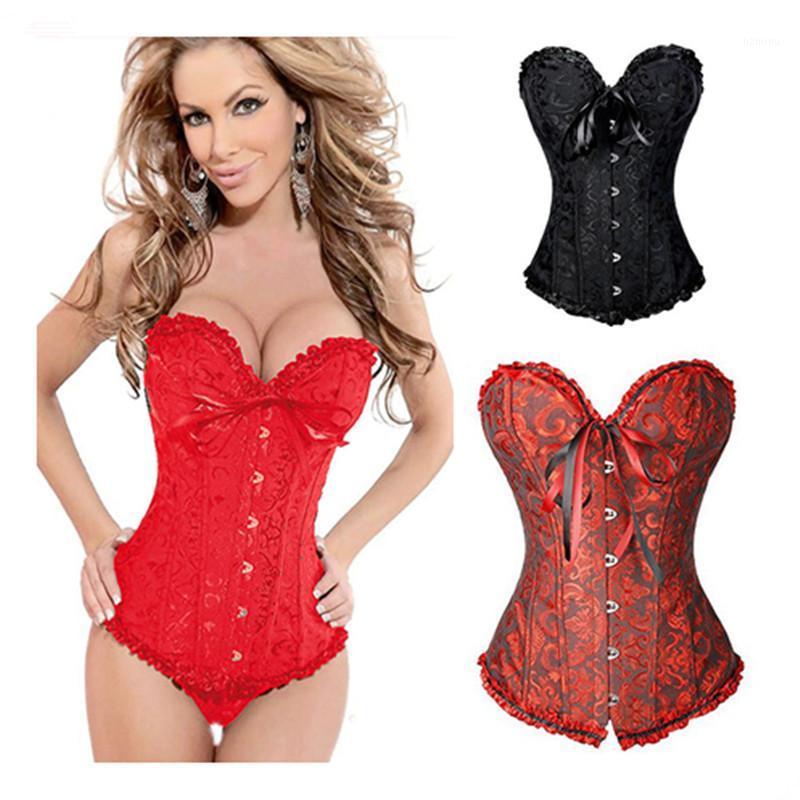 Big Sale Corset Satin Boned Lace Up Sexy Bustier Women Corselet Black Corsets And Bustiers Slim Korse Plus Size Gorset &
Big Sale Corset Satin Boned Lace Up Sexy Bustier Women Corselet Black Corsets And Bustiers Slim Korse Plus Size Gorset &