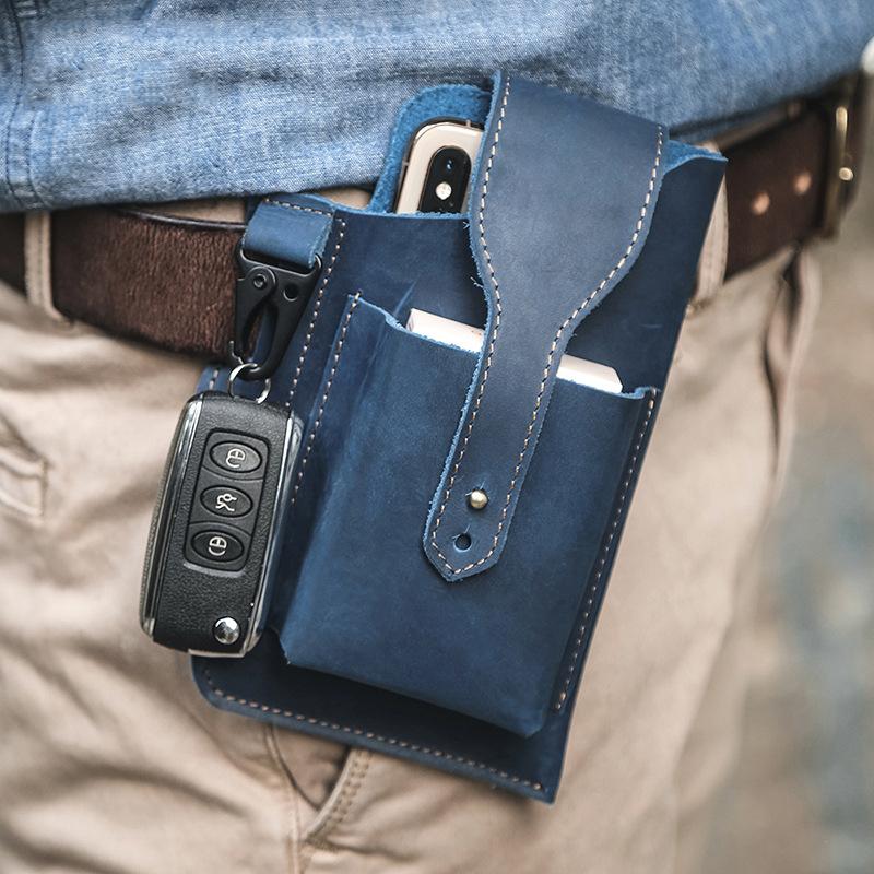 Waist Bags European And American Retro Leather Crazy Horse Mobile Phone Bag 2021 Sports Tactical Men's, Black
Waist Bags European And American Retro Leather Crazy Horse Mobile Phone Bag 2021 Sports Tactical Men's, Black
