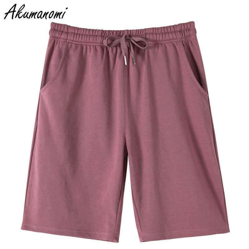 plus size 7xl 6xl 5xl 43xxl black gray khaki beige purple oversize women high waist shorts korean loose casual basic sweatpants 210611