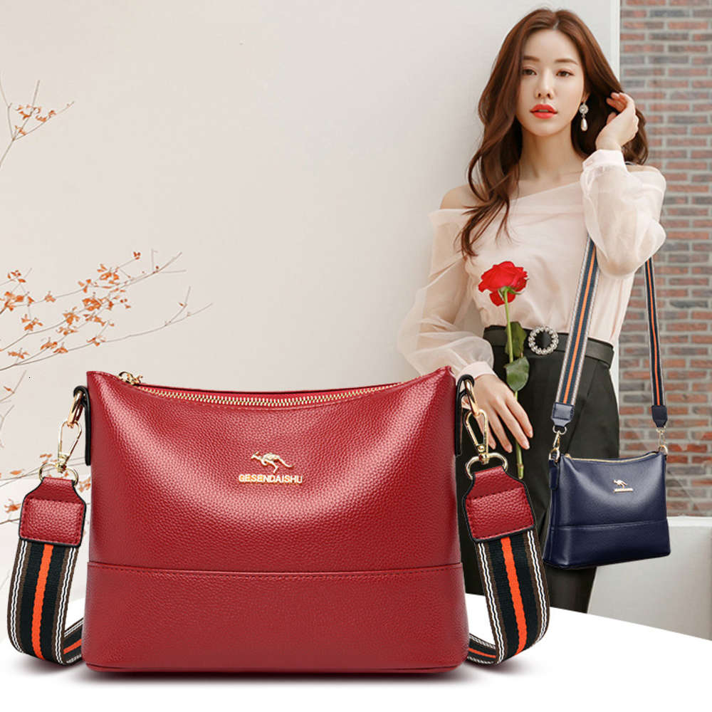 Gerson Kangaroo Bag Female 2021 Summer Leisure Bucket Bag Fashion Soft Leather Msenger Broadband One Shoulder, Red
Gerson Kangaroo Bag Female 2021 Summer Leisure Bucket Bag Fashion Soft Leather Msenger Broadband One Shoulder, Red