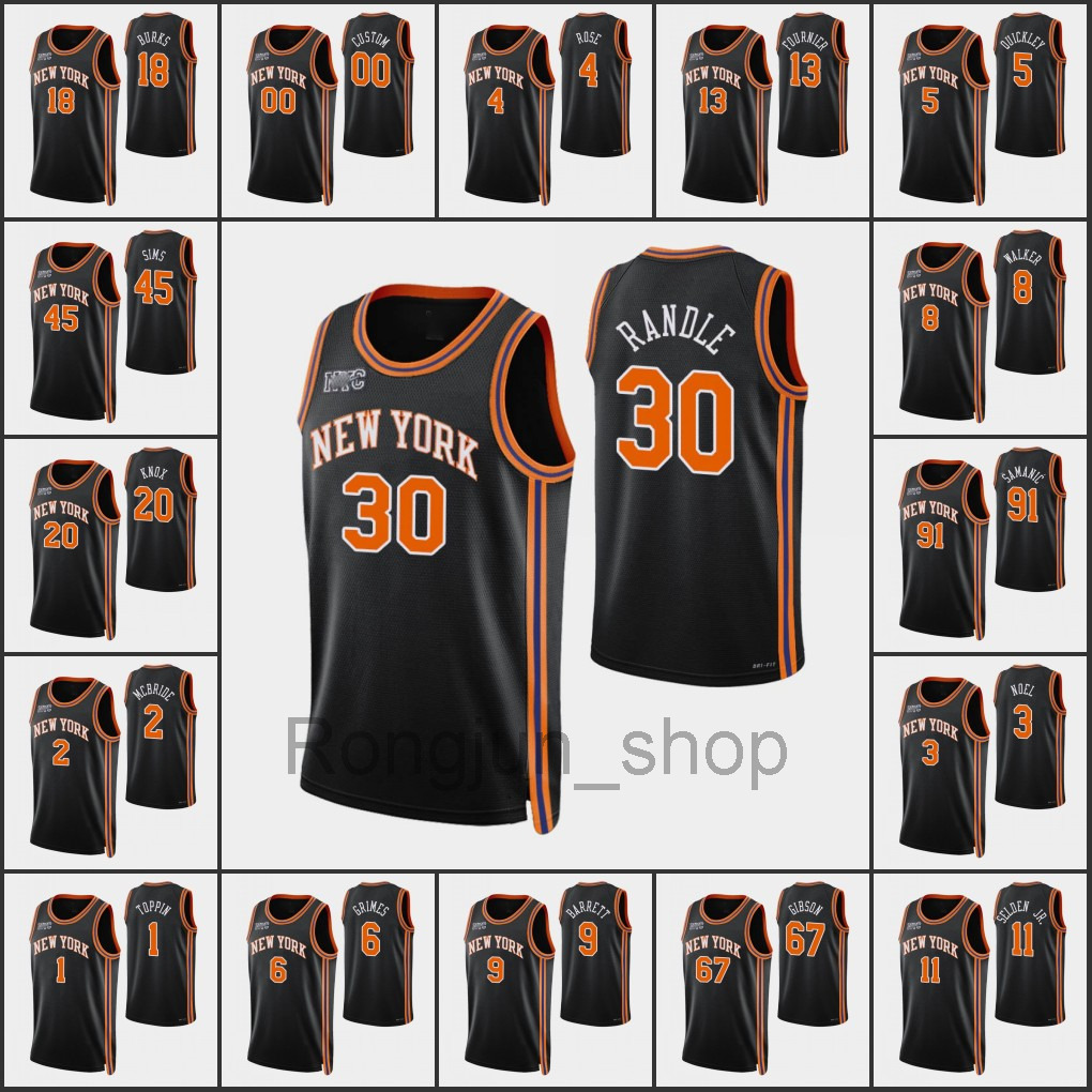 2021-22 Printed New Men Yorks Julius Randle RJ Barrett Kemba Walker Derrick Rose 75th Anniversary Knick jerseys
2021-22 Printed New Men Yorks Julius Randle RJ Barrett Kemba Walker Derrick Rose 75th Anniversary Knick jerseys