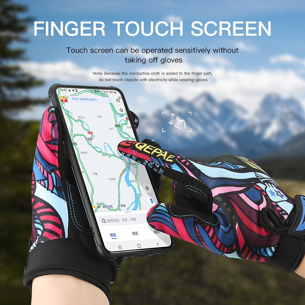 Wholesale Print Cycling Gloves Bike Bicycle Sports Full Finger Hiking Gloves Mesh GEL Winter Gloves Womeng
Wholesale Print Cycling Gloves Bike Bicycle Sports Full Finger Hiking Gloves Mesh GEL Winter Gloves Womeng